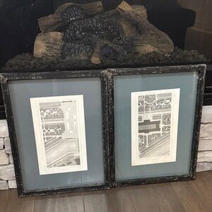 Home Collection Rustic Black Picture Frames